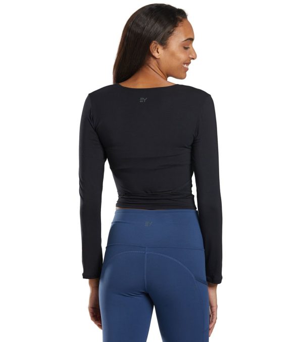 Everyday Yoga Layering Crop Wrap For Sale - Image 3