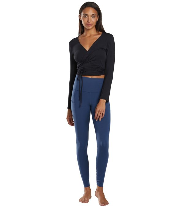 Everyday Yoga Layering Crop Wrap For Sale - Image 4