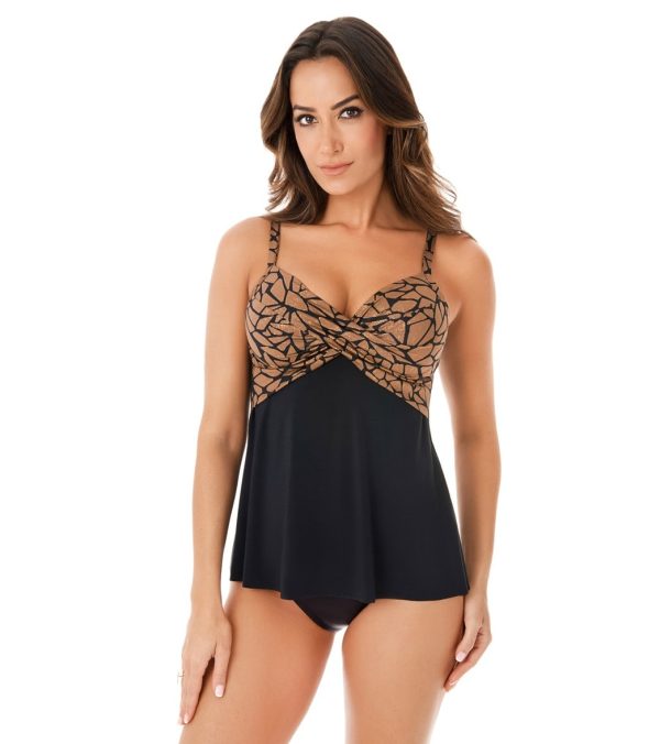 Miraclesuit Gilted As Charge Myrra Underwire Tankini Top Discount - Image 5