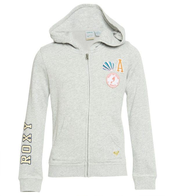 Disney x Roxy Girls  Plan Fleece Zip Hoodie (Big Kid) Discount