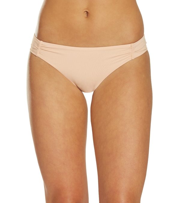 O Neill Salt Water Solids Shirred Hipster Bikini Bottoms Online Sale